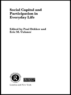 cover image of Social Capital and Participation in Everyday Life